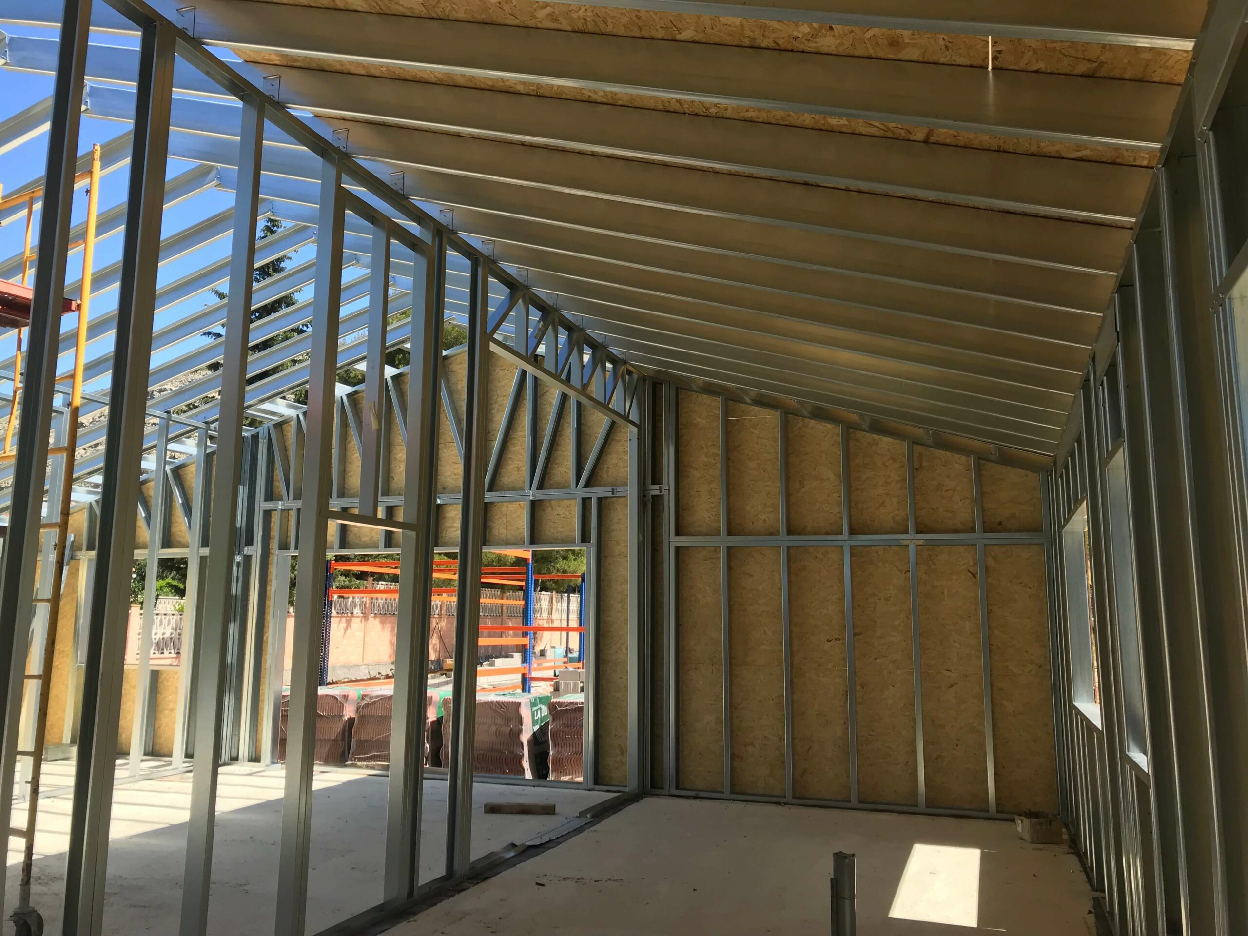 instalacion estructura steel framing completa